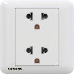 Ổ Cắm Đôi Universal 3 Chấu 16A