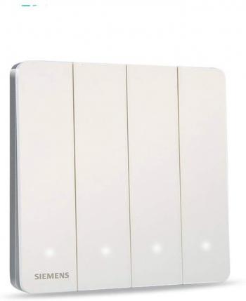 Công Tắc Bốn 1 Chiều Có Đèn LED